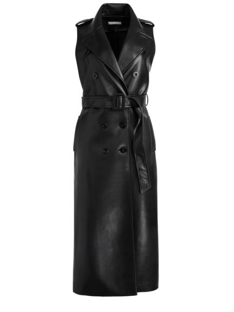 Alice + Olivia CONAN VEGAN LEATHER BELTED VEST