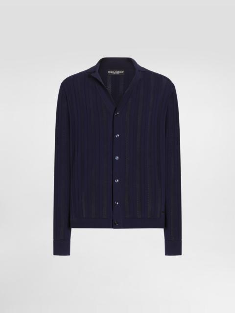 Dolce & Gabbana Openwork cotton cardigan