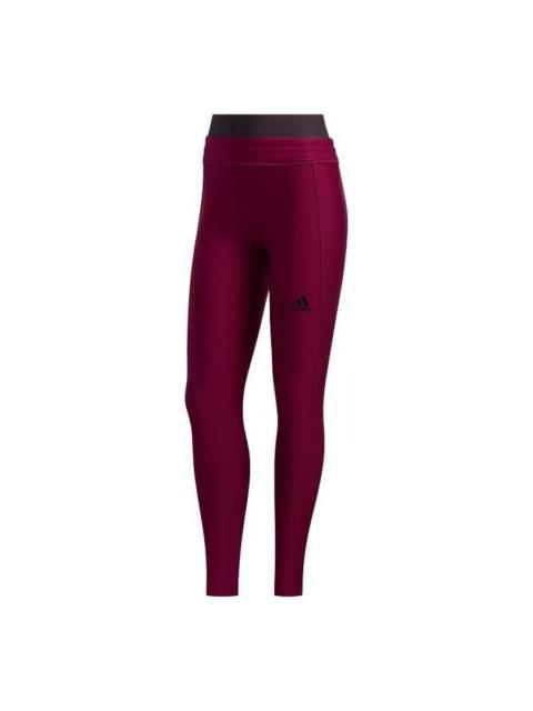 adidas (WMNS) adidas Sports Leggings Deep-Wine FT7021