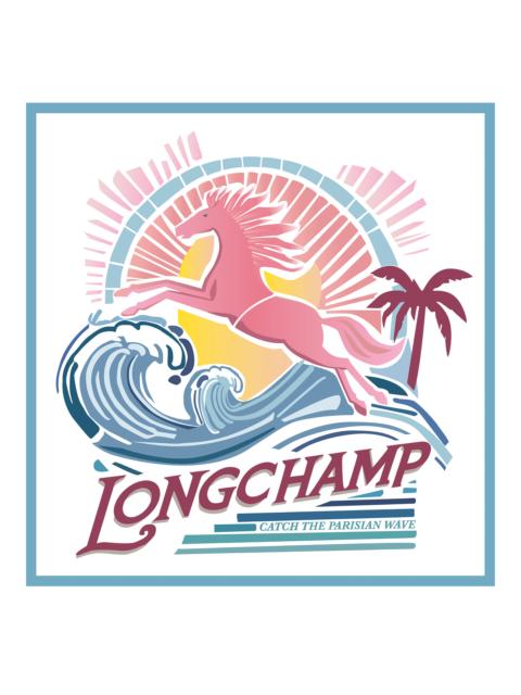 Longchamp La Vague du Style Silk scarf 70 Rainbow - Silk