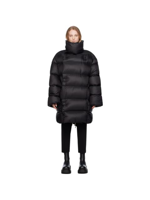 Rick Owens Black Jumbo Drella Down Jacket