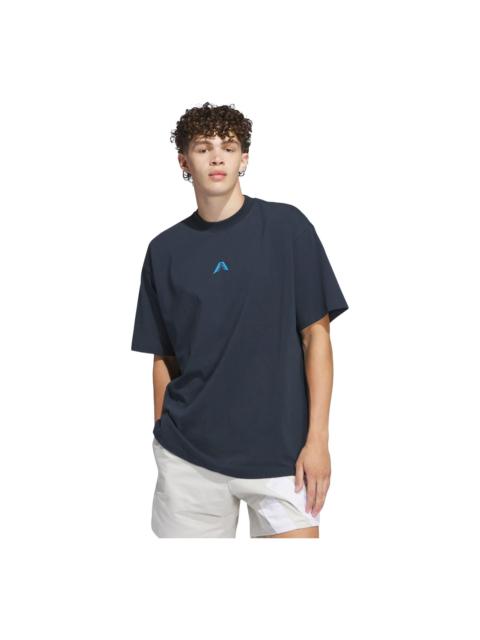 adidas AE Foundation Basketball T-shirt Asia Sizing 'Navy' IW8050