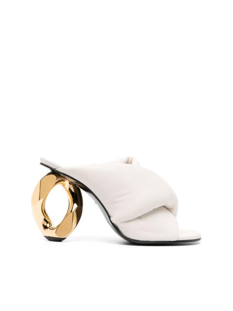 JW Anderson 100mm padded leather mules