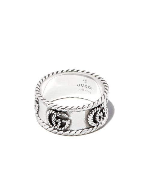 GUCCI GG Marmont braided-detail ring
