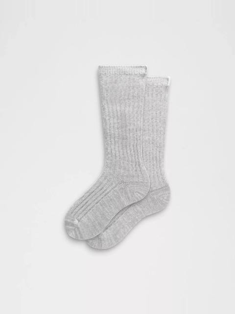 lululemon Unisex Crew-Length Ragg Socks
