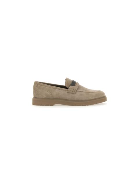 Brunello Cucinelli Suede "penny" Loafer