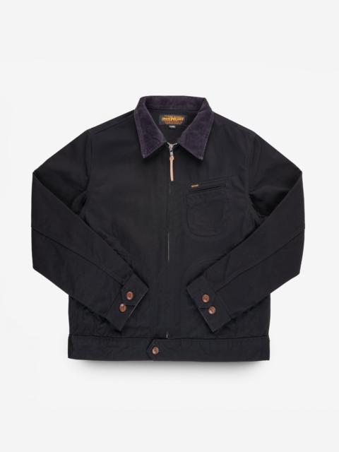 Iron Heart IHJ-144-BLK 12oz Kurashikizome® Twill Work Jacket - Black