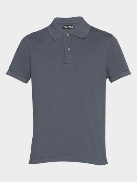 Men's Cotton Pique Polo Shirt