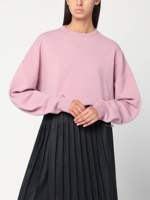 extreme cashmere Pink cashmere crew neck sweater