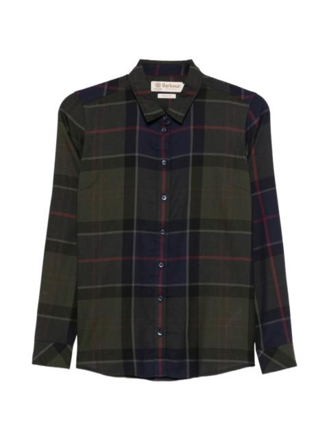 Barbour check-pattern long-sleeve shirt