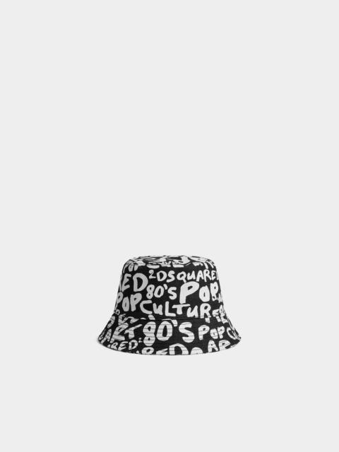 DSQUARED2 D2 POP 80'S BUCKET HAT