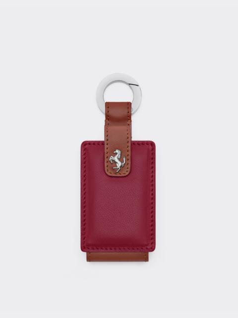 Ferrari Leather keyring for Amuleto key