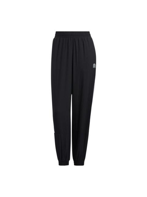 adidas (WMNS) adidas Neo Tape Cuffed Track Pants 'Black White' HM9561
