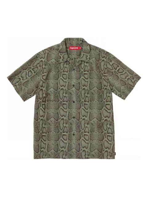Supreme 슈퍼 뱀 S / S 셔츠 '그린'SUP-SS24-101
