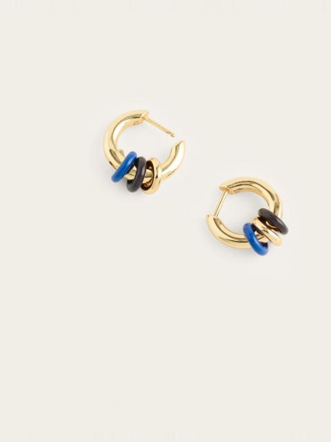 Madewell Triple-Ring Huggie Hoop Earrings