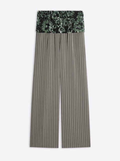 Dries Van Noten EMBROIDERED WAIST PANTS