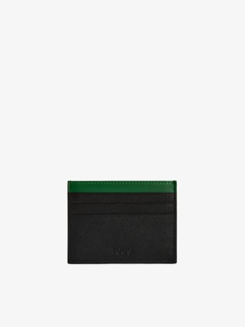 TOUS Black and green leather Cardholder TOUS Man