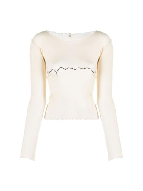 BASERANGE Tabby Star long-sleeve top
