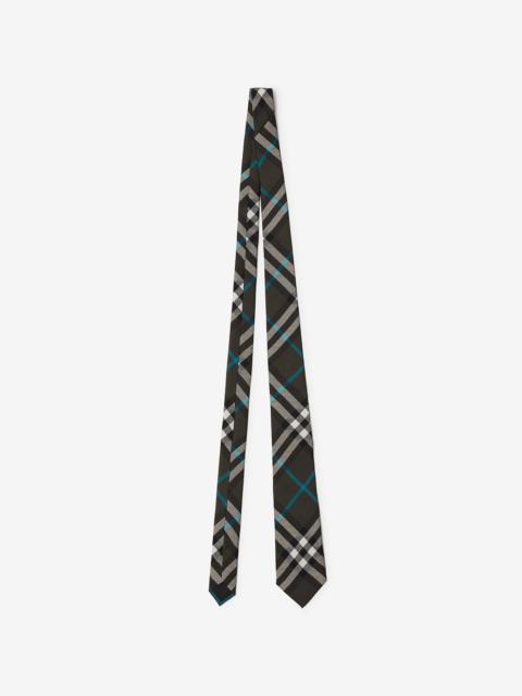 Burberry Check Silk Tie