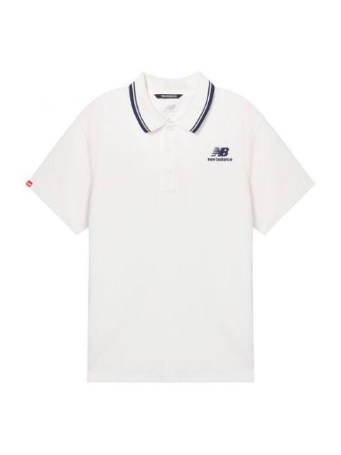 New Balance New Balance Classic Short Sleeve Polo Shirts 'White' AMT01983-WT
