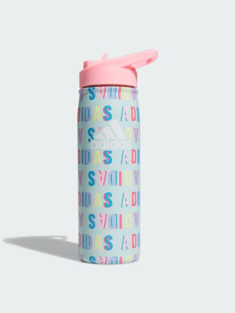 adidas Steel Straw Metal Bottle 600 ML