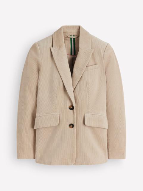 BODEN Stamford Cord Blazer-Latte