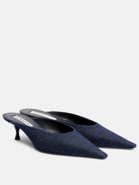 Victoria Beckham Sloan denim mules