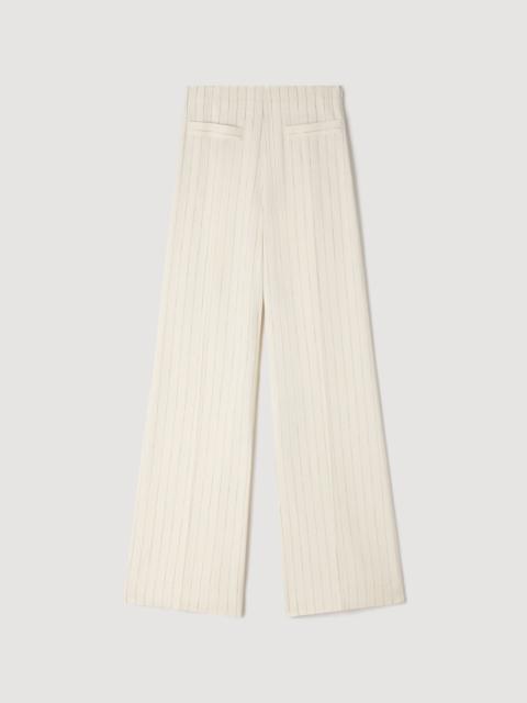 Sandro STRIPED TROUSERS