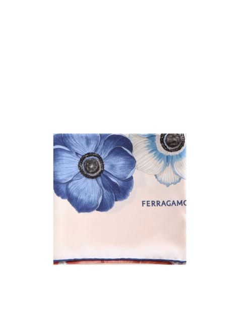 FERRAGAMO floral silk scarf