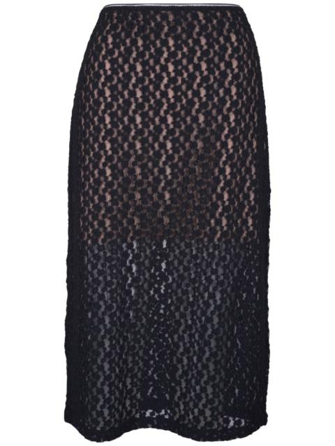 Vince floral lace skirt