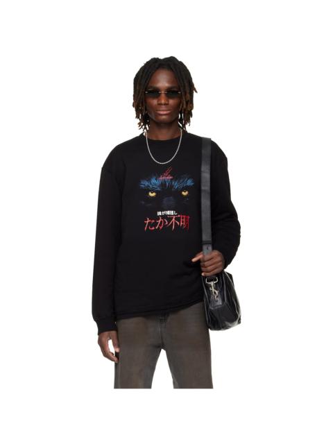 LU'U DAN SSENSE Exclusive Black Wadded L/S T-shirt
