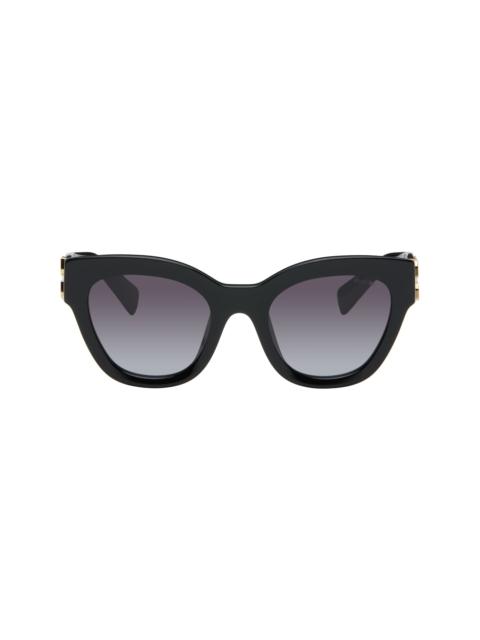 Miu Miu Black Cat-Eye Gradient Sunglasses
