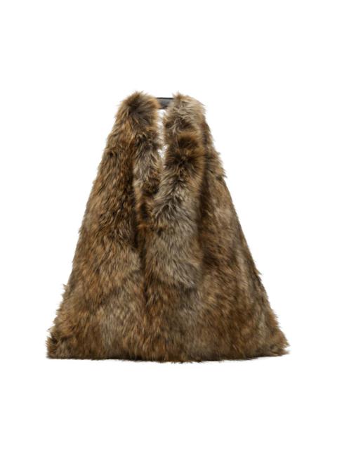 MM6 Maison Margiela Brown & Burgundy Classic Tote