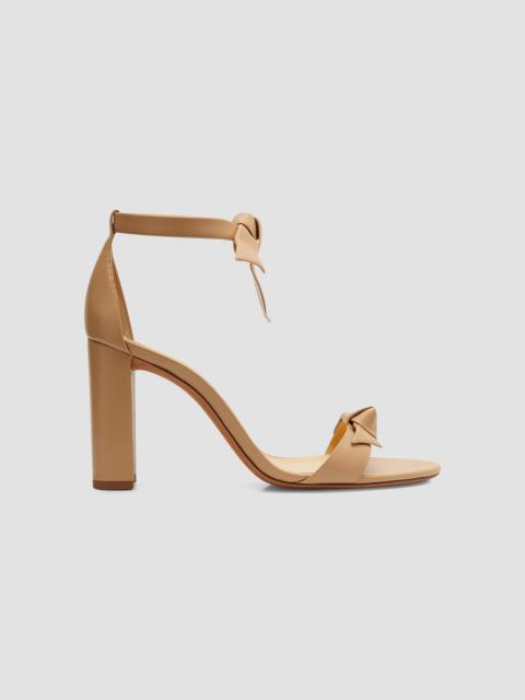 ALEXANDRE BIRMAN Women's Clarita 90MM Knotted Leather Sandals - Beige