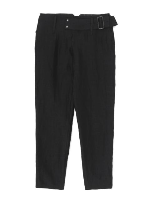 Low-Rise Belted Pants