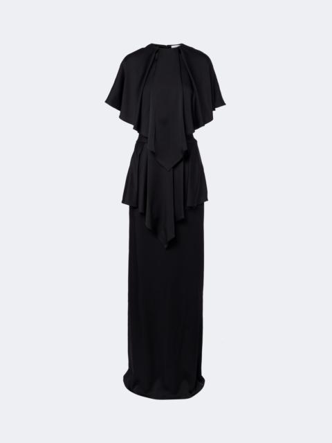 Stella McCartney Caped satin gown