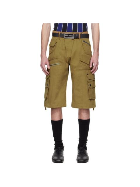 Khaki Utility Shorts