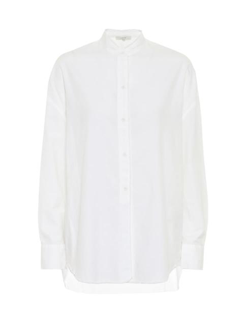 Vince Cotton-blend poplin shirt