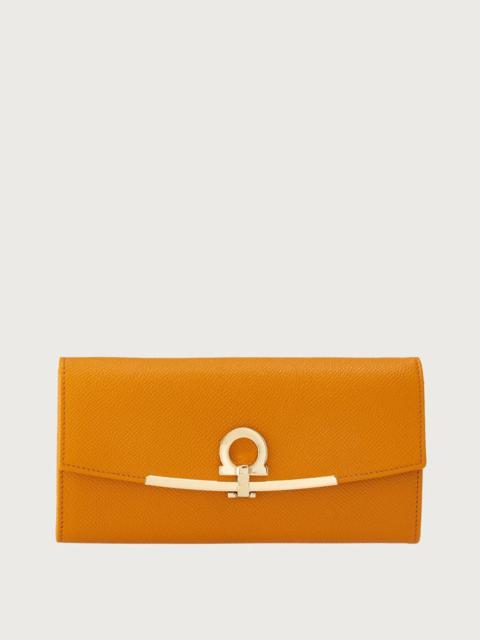 FERRAGAMO GANCINI CONTINENTAL WALLET