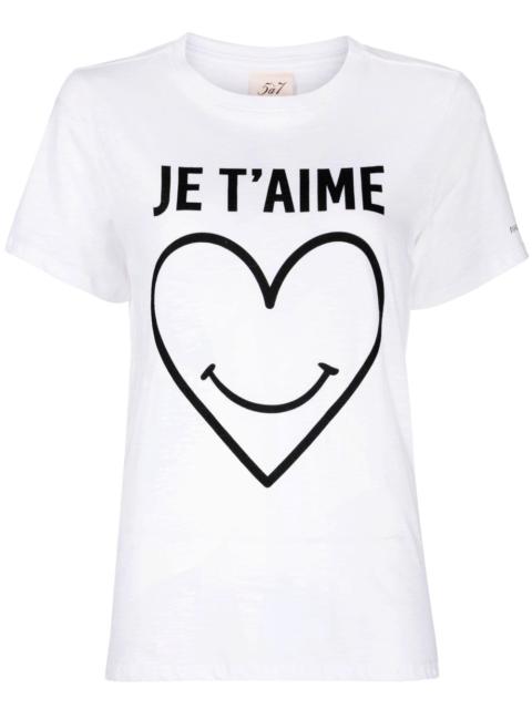 Cinq à Sept Smiling Heart T-shirt