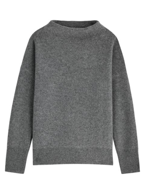 Brushed cashmere jumper