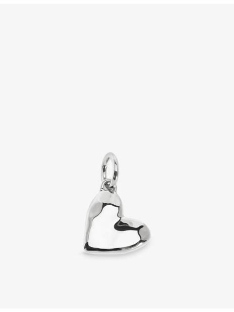 MONICA VINADER GP Heart Sterling-Silver Pendant Charm