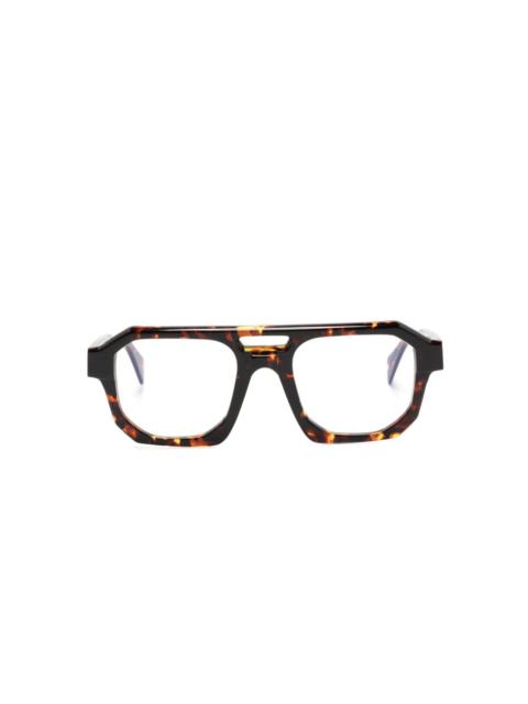 Kuboraum K33 square-frame glasses
