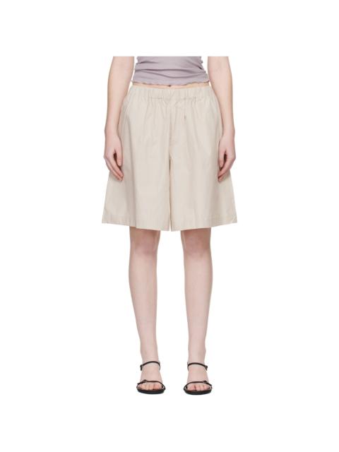 BASERANGE Beige Claude Shorts