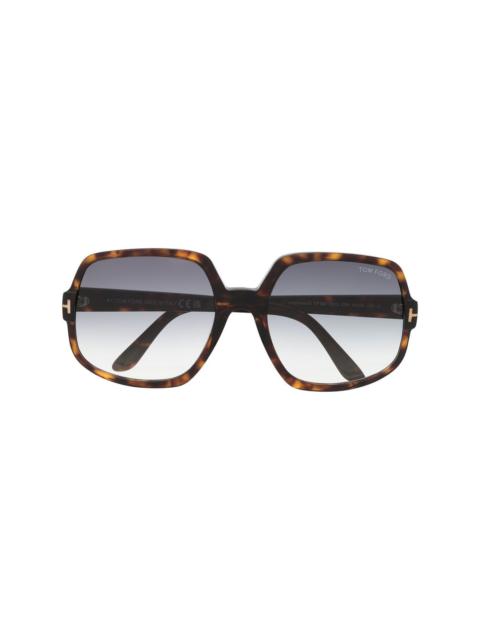 oversized-frame sunglasses