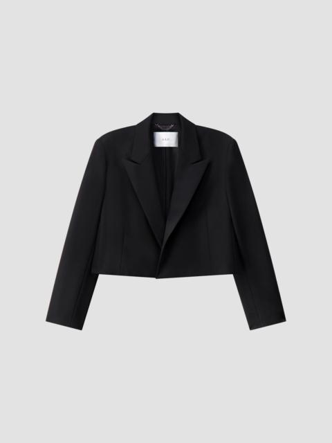 A.L.C. A. L.C. Women's Cass Wool-Blend Crop Jacket - Black