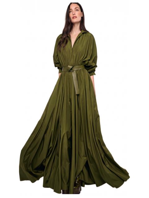 NORMA KAMALI OVERSIZED NK SHIRT FLARED GOWN