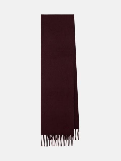 Max Mara Logo wool scarf
