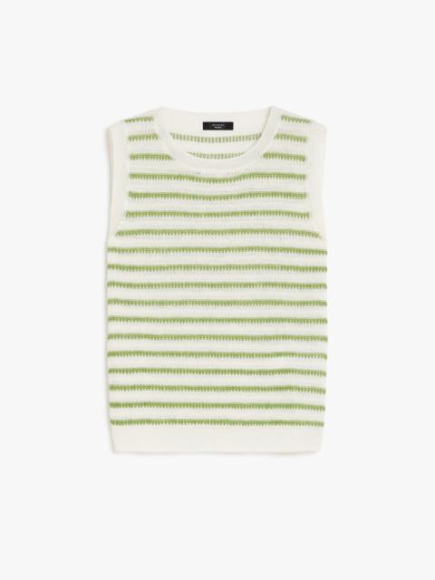 WEEKEND Max Mara CIAD Linen yarn waistcoat
