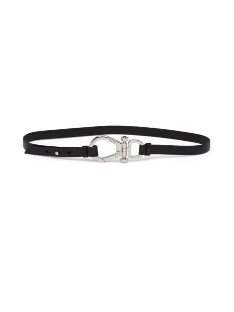 Prada Leather belt with buckle